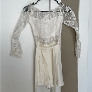Boutique White Romper